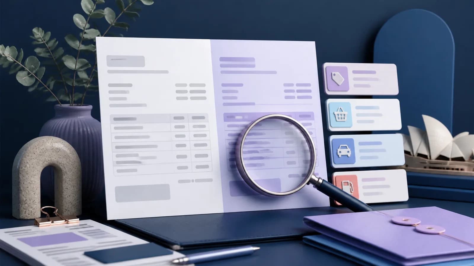 Making a Bilingual Invoice Easier to Search Later