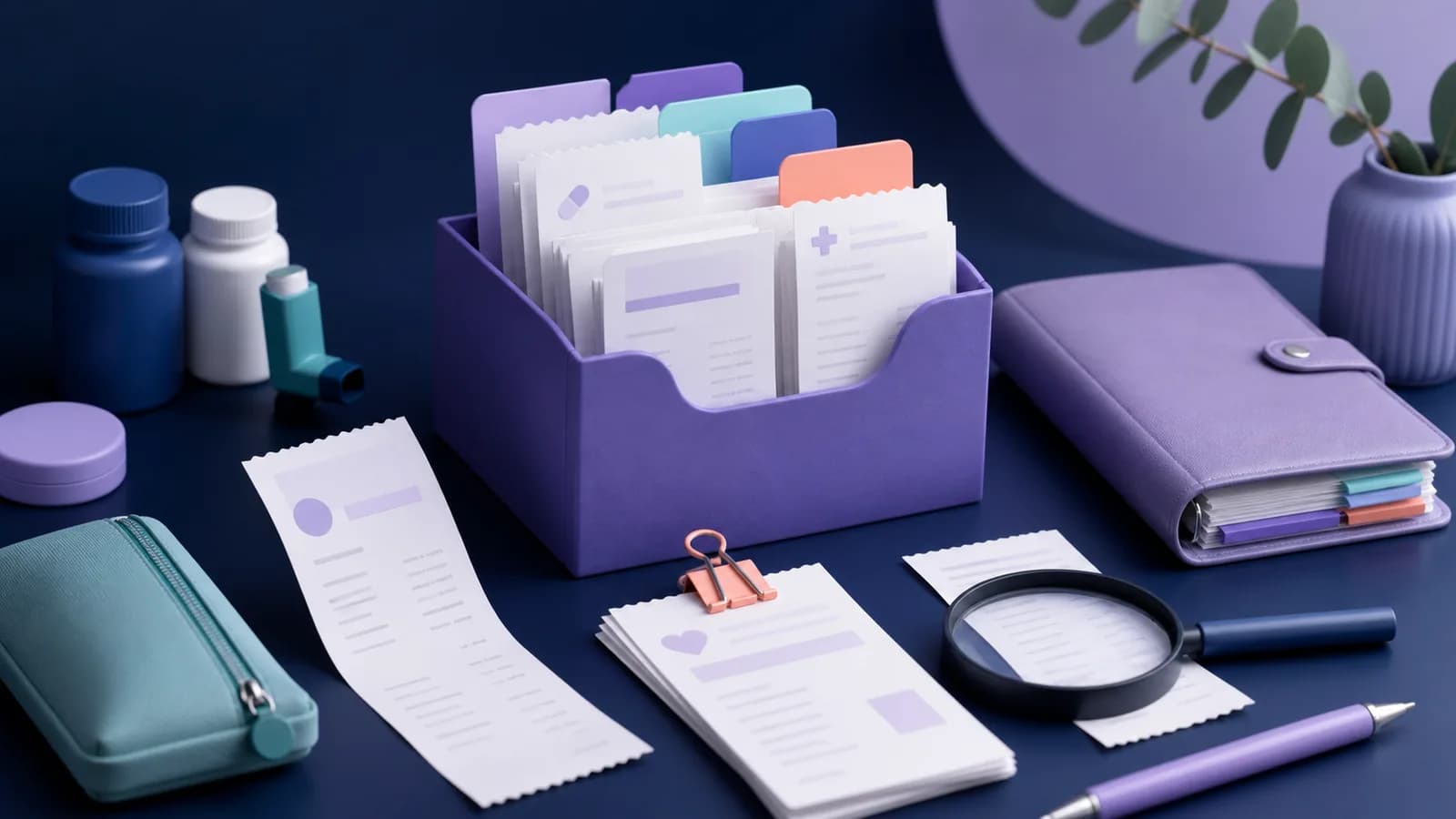 A Privacy-Conscious Way to Organise Health Receipts