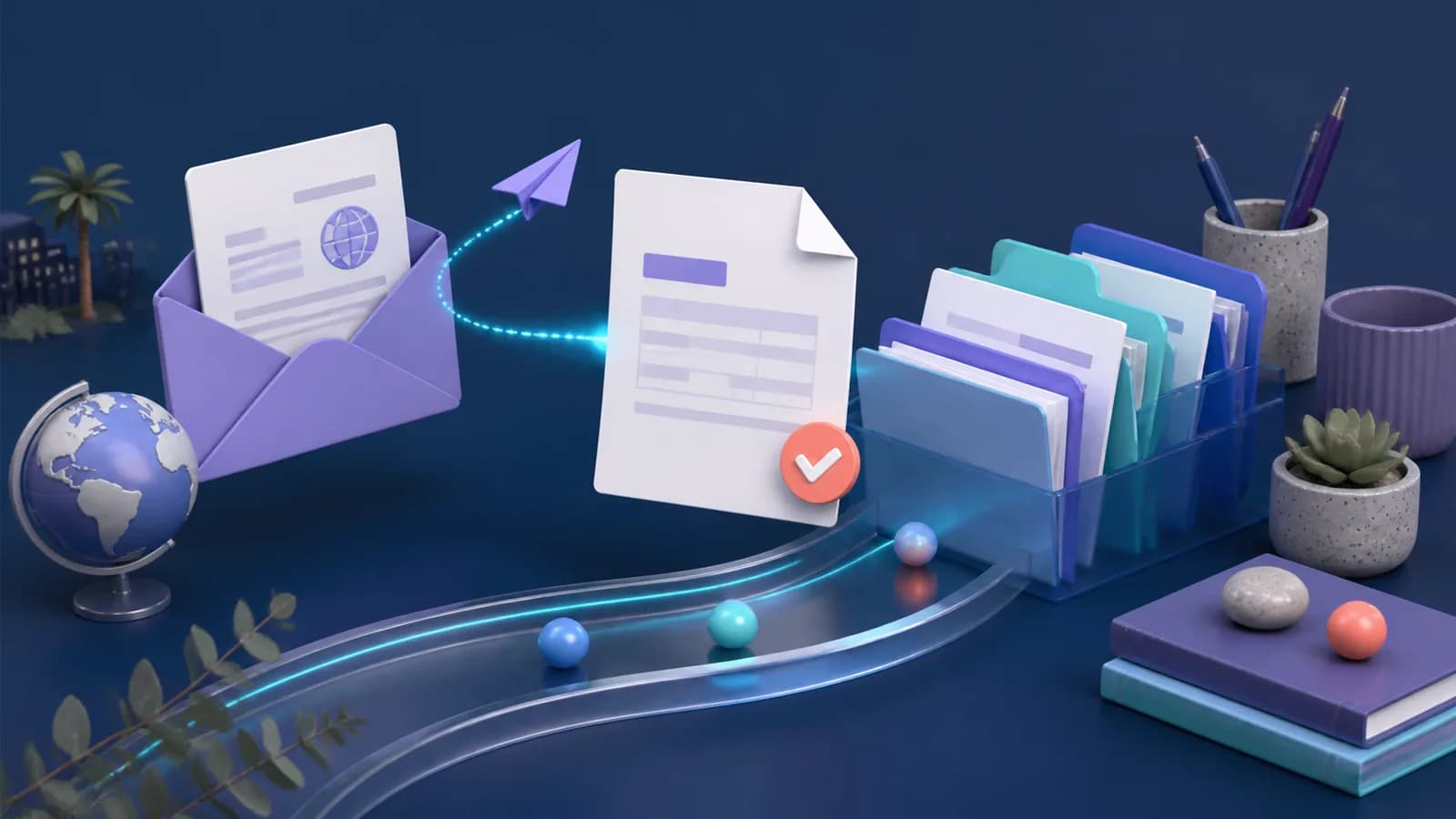 Organising PDF Invoices from an Overseas Supplier