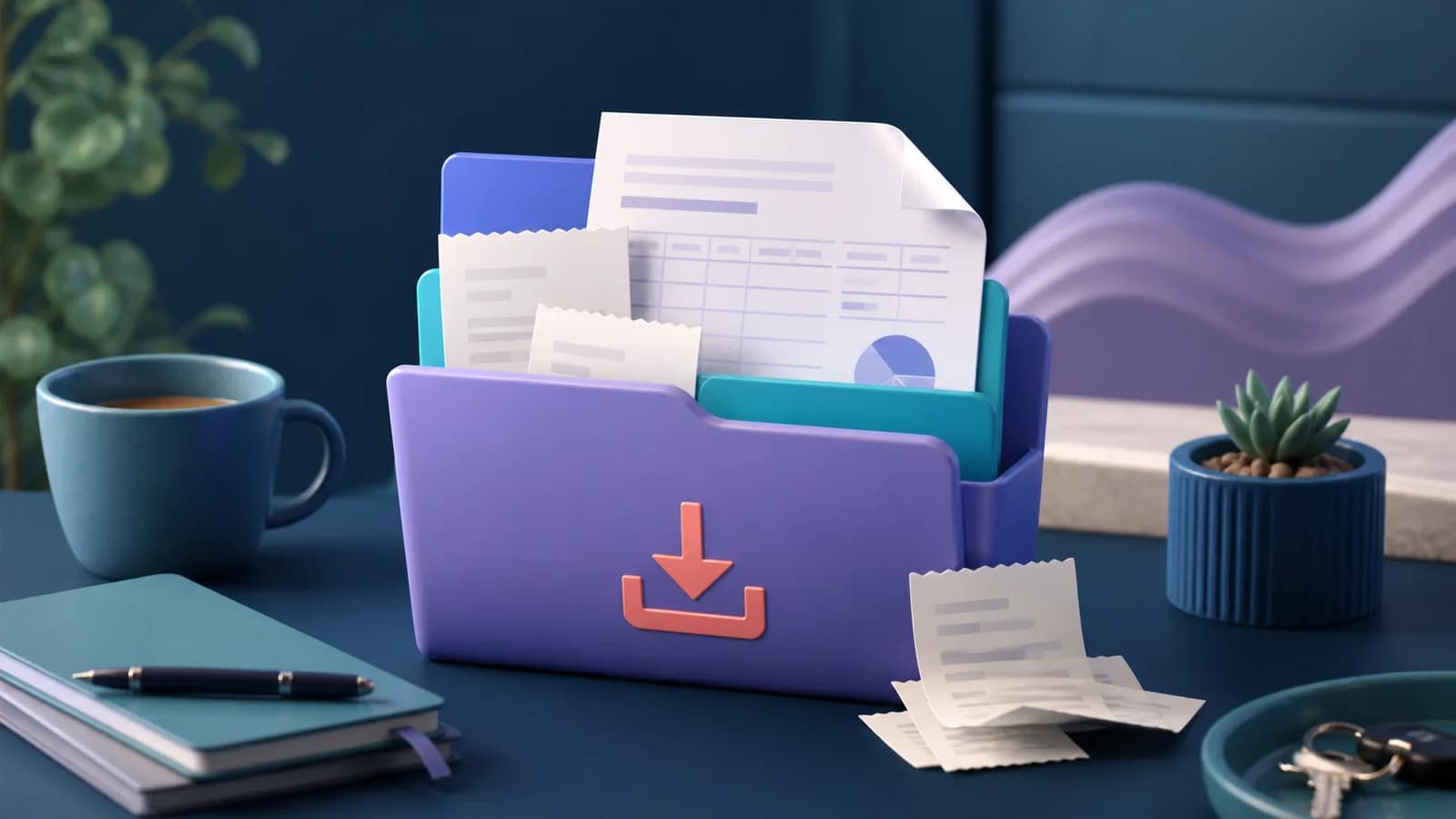 Exporting Expense Data Together with Original Source Files