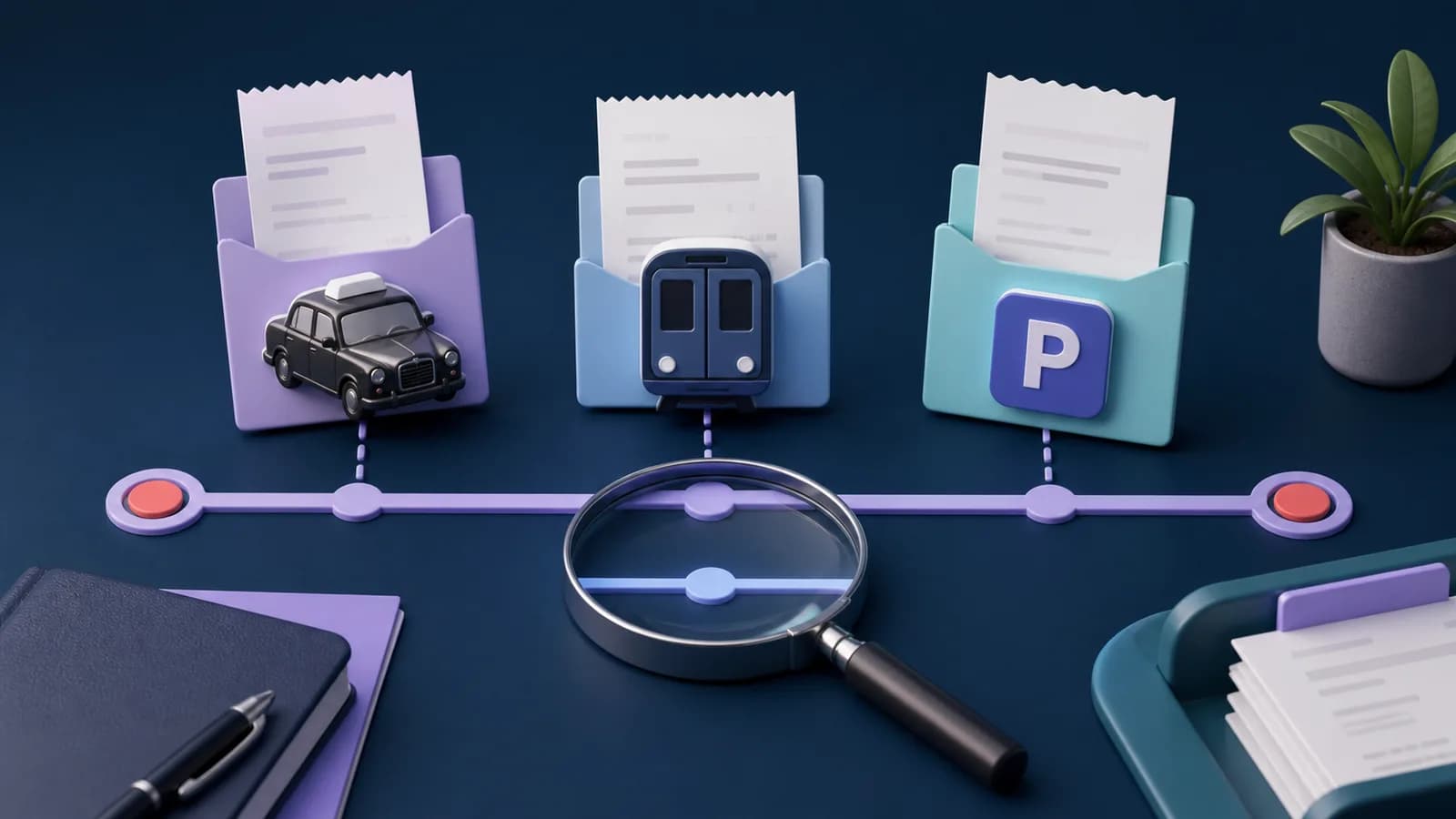 タクシー・電車・駐車場の領収書を後から探す方法