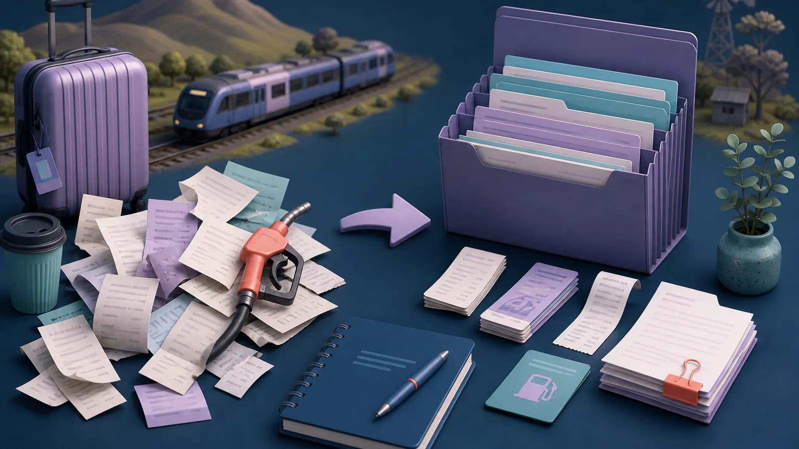 Organising Receipts from an Australian Regional Business Trip