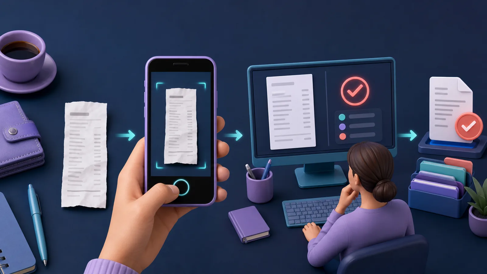 Photographier un ticket pour faciliter la reconnaissance